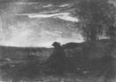 Antonio Fontanesi - La solitudine - 1869-76  Dipinto ad olio, 71x51